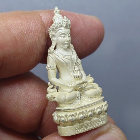 พระกริ่งอวโลกิเตศวร อุดมโภคทรัพย์ เนื้อเงิน 99 วัดโพธิ์แมนคุณาราม พ.ศ.2539 พร้อมบรรจุกล่องเดิมวัด สภาพสวย รูปที่ 5