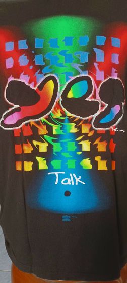 ดำ XL แขนสั้น เสื้อทีเชิ้ต อื่นๆ เสื้อวง Yes talk 1994