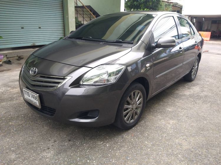 Toyota Vios 2013 1.5 E Sedan เบนซิน ไม่ติดแก๊ส เกียร์อัตโนมัติ เทา รูปที่ 2