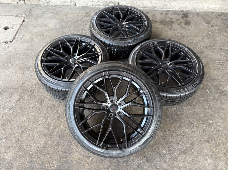 18" ล้อแม็กมือ1 ขอบ18 FS01 5รู100 กว้าง8 ออฟ38 สีดำ ล้อเบา FLOW FORMING งานSEVENFIFTH งานสวยมาก  พร้อมยางมือ2 NEXEN215-45-18 ปี22 ปีแท้ 
