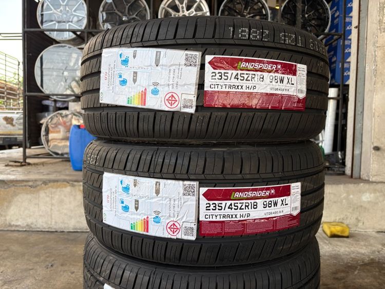 ยางมือ1 LANDSPIDER235-45-18 ปี26 ปีแท้ (ยางไทย) รูปที่ 2