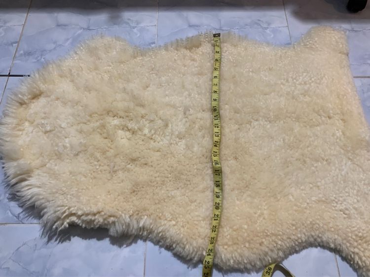 WOOLMARK SHEEPSKINพรมขนแกะแท้ขนนุ่มตลอดทั้งพื้น รวมส่ง รูปที่ 2