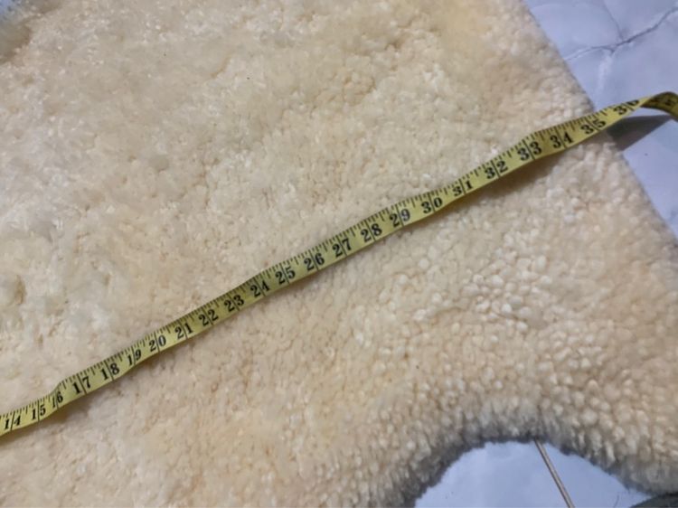 WOOLMARK SHEEPSKINพรมขนแกะแท้ขนนุ่มตลอดทั้งพื้น รวมส่ง รูปที่ 4