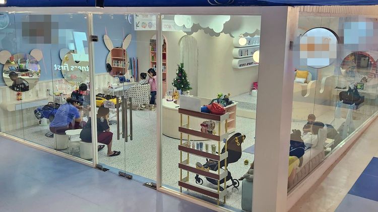 เซ้งร้านตัดผม ในห้าง The Mall บางกะปิ โซนEducation ติด HarborLand สวนน้ำเปิดใหม่ รูปที่ 2