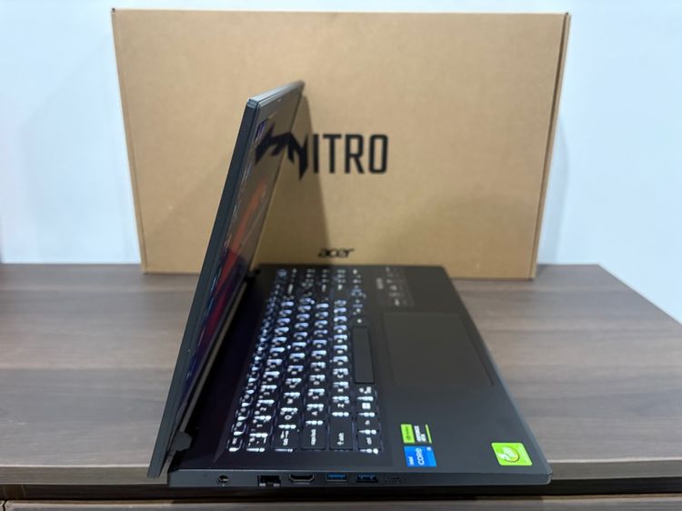 NOTEBOOK (โน้ตบุ๊ค) ACER NITRO V 15  เครื่องใหม่กริ๊บ เกมมิ่ง สภาพสวย การ์ดจอแรง คีย์บอร์ดมีไฟ ประกันศูนย์ยาว รูปที่ 7