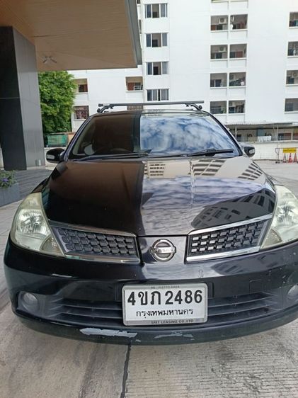 Nissan Tiida 2008 1.6 S Latio Utility-car เบนซิน LPG เกียร์อัตโนมัติ ดำ รูปที่ 4