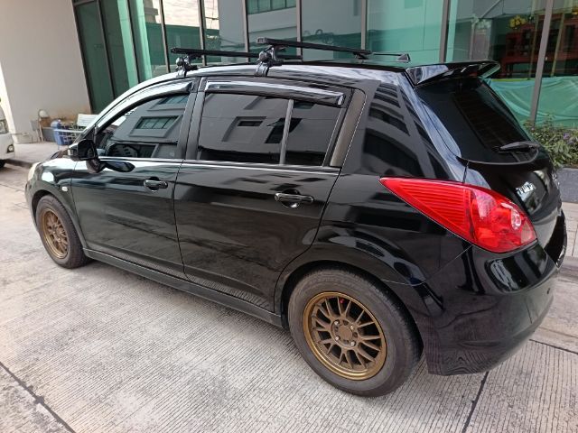 Nissan Tiida 2008 1.6 S Latio Utility-car เบนซิน LPG เกียร์อัตโนมัติ ดำ รูปที่ 3