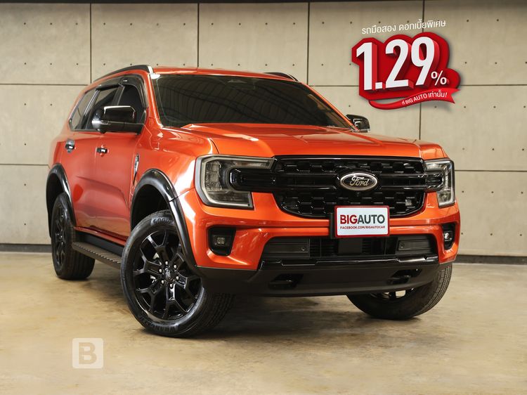 รถ Ford Everest 2.0 Turbo Sport สี ส้ม