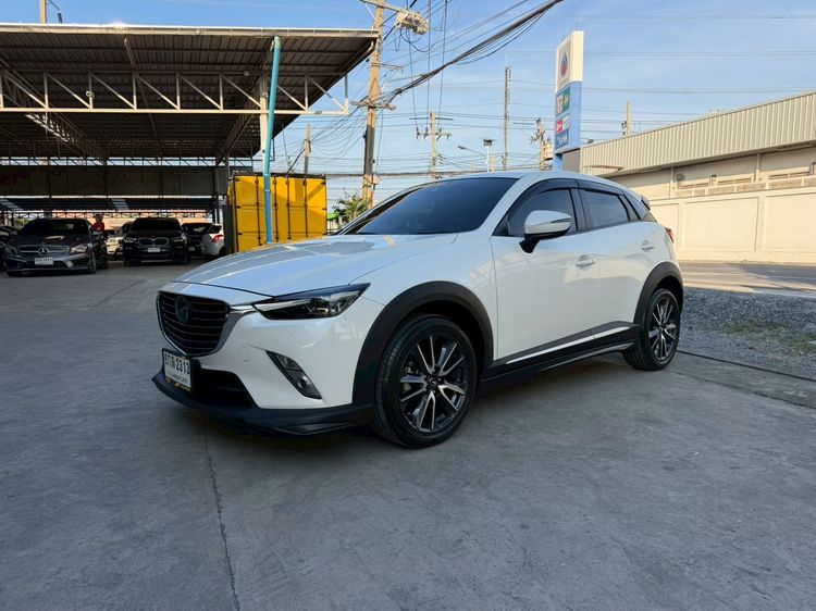 Mazda CX-3 2017 2.0 SP Sedan เบนซิน ไม่ติดแก๊ส เกียร์ธรรมดา ขาว รูปที่ 2