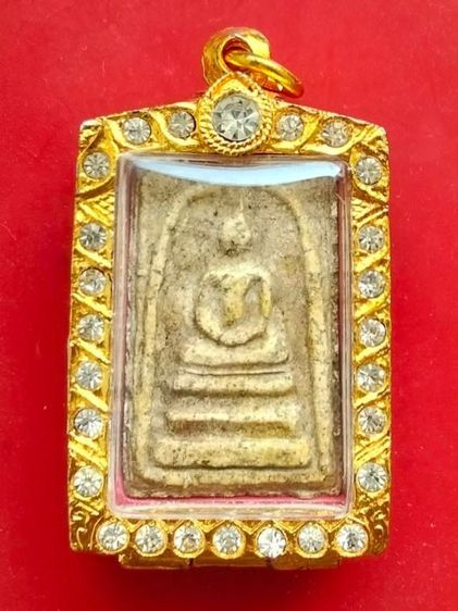 พระสมเด็จ2หน้าวัดระฆัง พิมพ์พระประธาน ขอบล่างฟันหนู ปี2410 เนื้อเก่าหนักแน่น พิมพ์หลวงสิทธิ โยธารักษ์ เป็นพิมพ์พิเศษมีน้อยหายาก