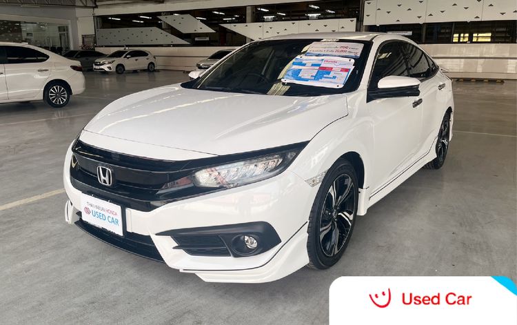 รถ Honda Civic 1.5 Turbo RS สี ขาว
