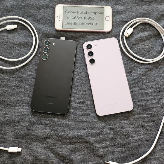 อื่นๆ 256 GB Samsung S23plus 5G Snap8gen2 กล้องสวยมาก ศูนย์เคลมจอใหม่จากศูนย์ 