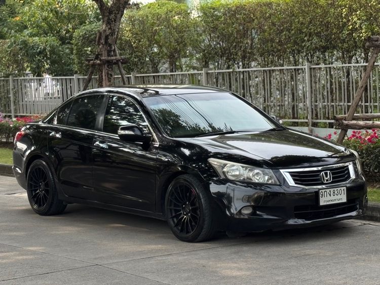 Honda Accord 2009 2.4 EL NAVI Sedan เบนซิน ไม่ติดแก๊ส เกียร์อัตโนมัติ ดำ รูปที่ 4