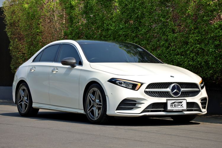 Mercedes-Benz A-Class 2021 A200 Sedan เบนซิน ไม่ติดแก๊ส เกียร์อัตโนมัติ ขาว รูปที่ 4