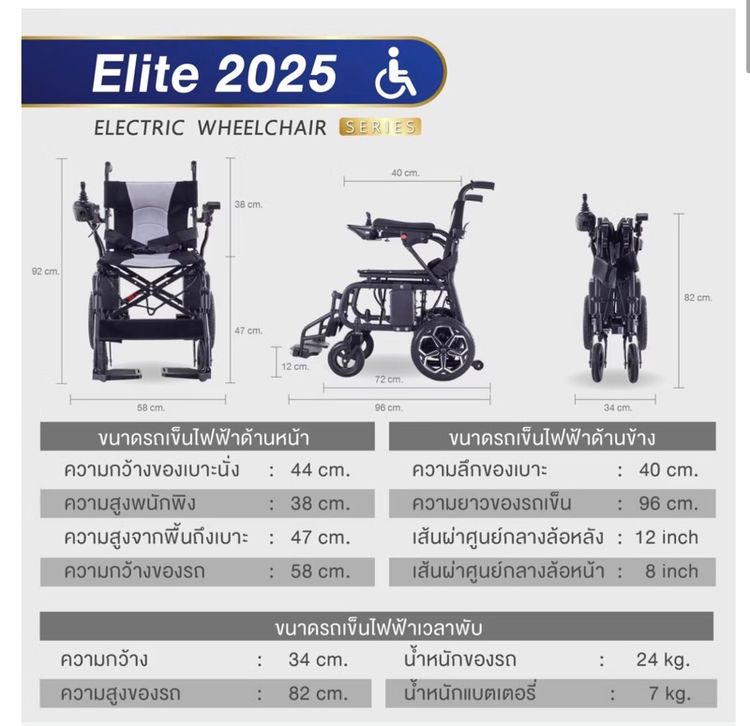 วิลแชร์ ไฟฟ้า รูปที่ 2