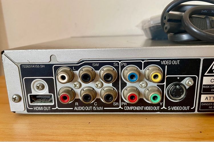 เครื่องเล่นดีวีดี Pioneer รุ่น DV-696AV-S ใช้งานปกติ อ่านได้ทั้งซีดี ดีวีดี วีซีดีและแผ่นmp3  รูปที่ 6