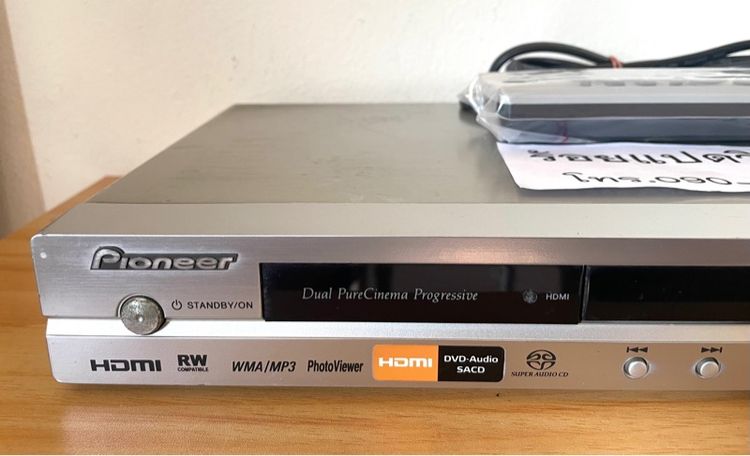 เครื่องเล่นดีวีดี Pioneer รุ่น DV-696AV-S ใช้งานปกติ อ่านได้ทั้งซีดี ดีวีดี วีซีดีและแผ่นmp3  รูปที่ 3
