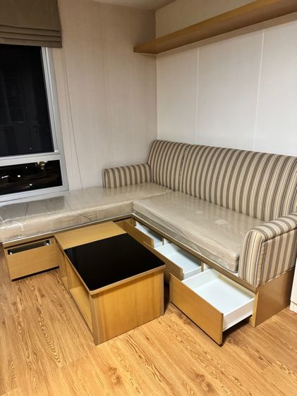 น้ำตาล ไม้ 4+ ที่นั่ง ชุดโซฟา สภาพดี มือ2 