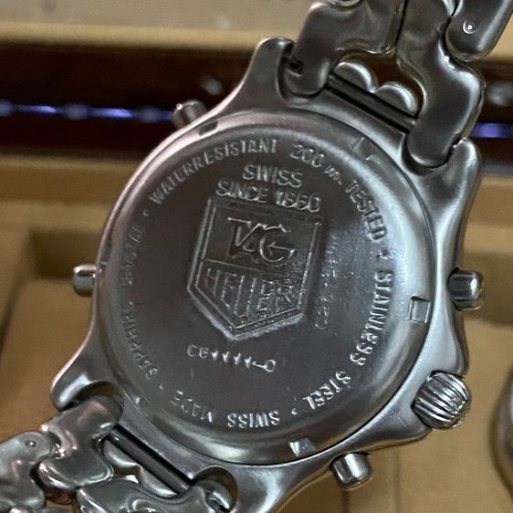 Tag Heuer หน้าขาว Chronograph Digital  รูปที่ 5