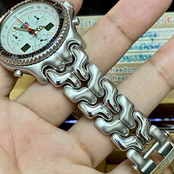 Tag Heuer หน้าขาว Chronograph Digital  รูปที่ 3