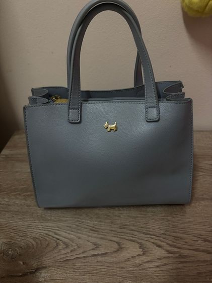 กระเป๋า Agatha Paris สีฟ้าพาสเทล ทรง Tote พร้อมสายสะพายข้าง รูปที่ 10