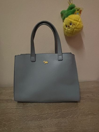 กระเป๋า Agatha Paris สีฟ้าพาสเทล ทรง Tote พร้อมสายสะพายข้าง รูปที่ 6