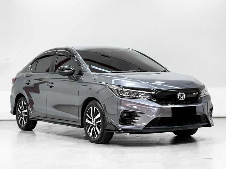 Honda City 2021 1.0 RS Sedan เบนซิน เกียร์อัตโนมัติ เทา รูปที่ 3