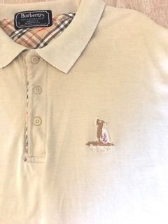 อื่นๆ เสื้อโปโล อื่นๆ แขนยาว BURBERRYS Authentic Performance Polo Shirt 100 Percent Cotton Men Large