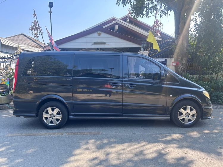 Mercedes-Benz V-Class 2010 Vito Van ดีเซล ไม่ติดแก๊ส เกียร์อัตโนมัติ ดำ รูปที่ 2
