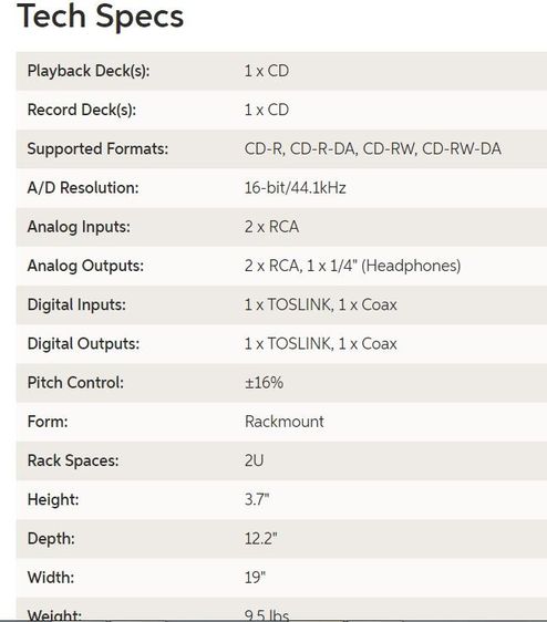 TASCAM CD-RW900MK2 Professional CD Recorder เครื่องใหม่ รูปที่ 3