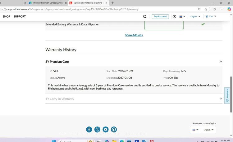 LENOVO LOQ 15IRH8-82XV00BPTA รูปที่ 10
