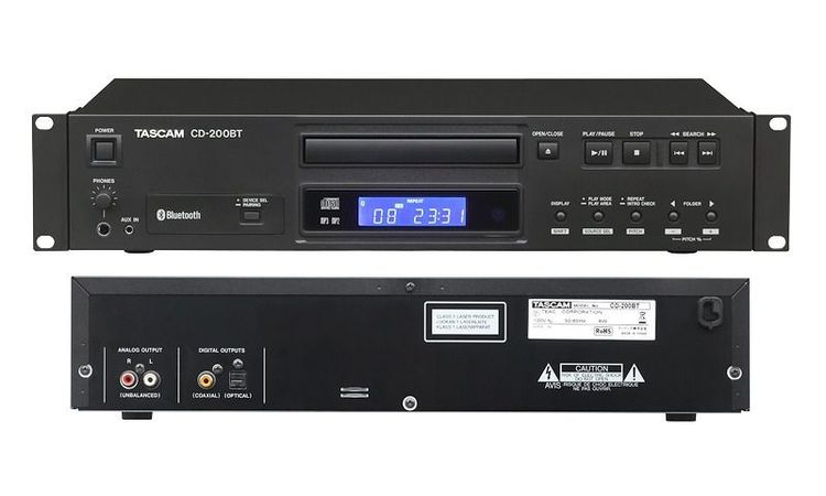 สั่งจอง เครื่องเล่นซีดีบลูทูธ TASCAM CD-200BT Streaming Audio Bluetooth ประกันศูนย์ รูปที่ 4