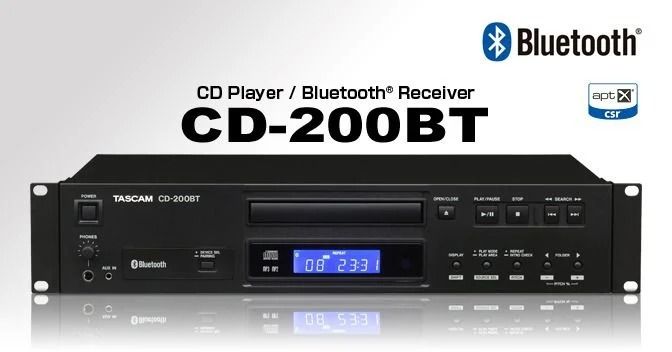 อื่นๆ อื่นๆ สั่งจอง เครื่องเล่นซีดีบลูทูธ TASCAM CD-200BT Streaming Audio Bluetooth ประกันศูนย์