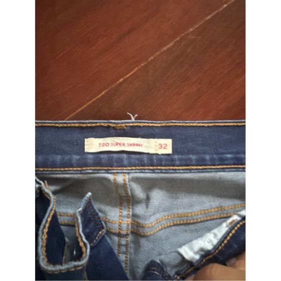 กางเกง super skinny 720 ลีวาย size 32 (เอว 28 นิ้ว) มือ 2 ใส่ 2 ครั้ง รูปที่ 2