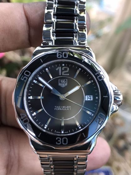 Tag Heuer F1 Quartz  Black Ceramic WAH1210 (Boy Size)🇨🇭🇨🇭 รูปที่ 8