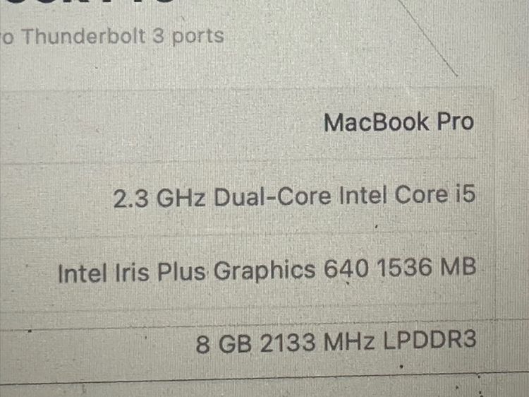 MacBook Pro 13นิ้ว 2017 รูปที่ 3