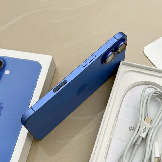 iPhone 16 256g สีฟ้า สภาพสวยมาก รูปที่ 8