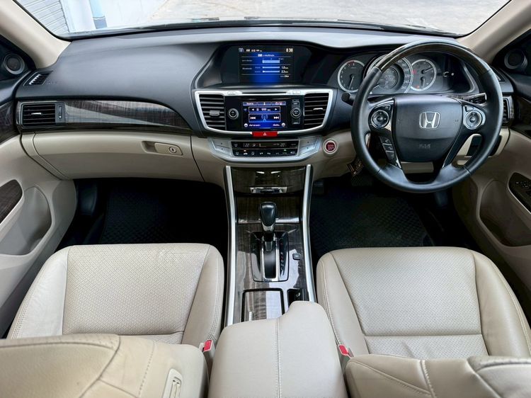 Honda Accord 2014 2.0 EL Sedan เบนซิน ไม่ติดแก๊ส เกียร์อัตโนมัติ ดำ รูปที่ 2