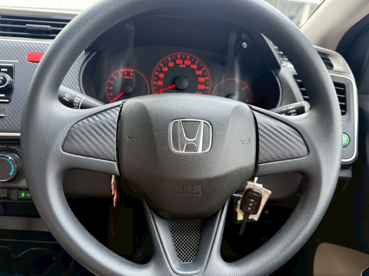 Honda City 2014 1.5 S i-VTEC Sedan เบนซิน ไม่ติดแก๊ส เกียร์อัตโนมัติ ขาว รูปที่ 3