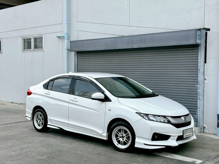 Honda City 2014 1.5 S i-VTEC Sedan เบนซิน ไม่ติดแก๊ส เกียร์อัตโนมัติ ขาว