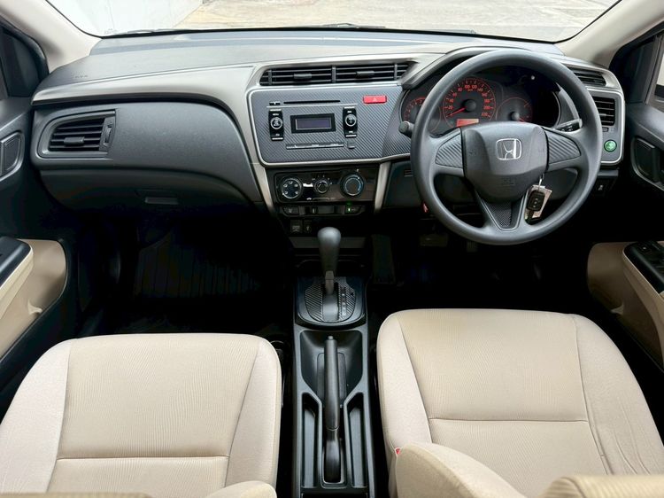 Honda City 2014 1.5 S i-VTEC Sedan เบนซิน ไม่ติดแก๊ส เกียร์อัตโนมัติ ขาว รูปที่ 2