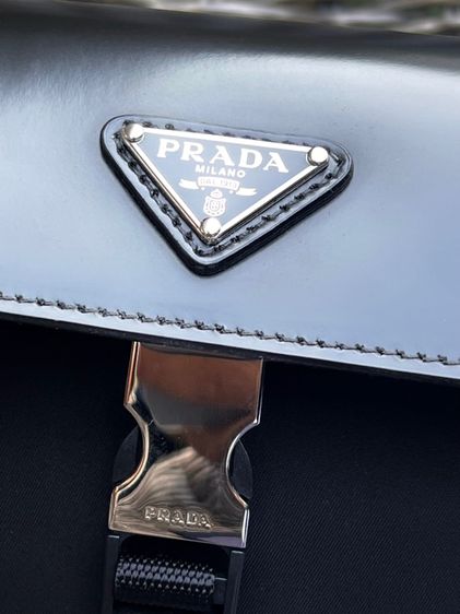 PRADA ReNylon Leather Shoulder Bag รูปที่ 12