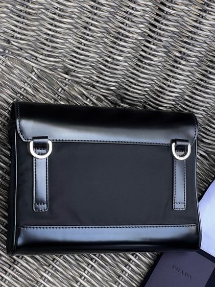 PRADA ReNylon Leather Shoulder Bag รูปที่ 5
