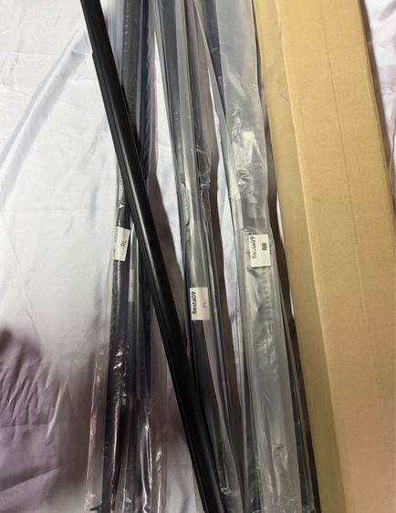 คิ้วรีดน้ำขอบกระจก Ford Fiesta ปี09-14ใส่ได้ค่ะ รูปที่ 2