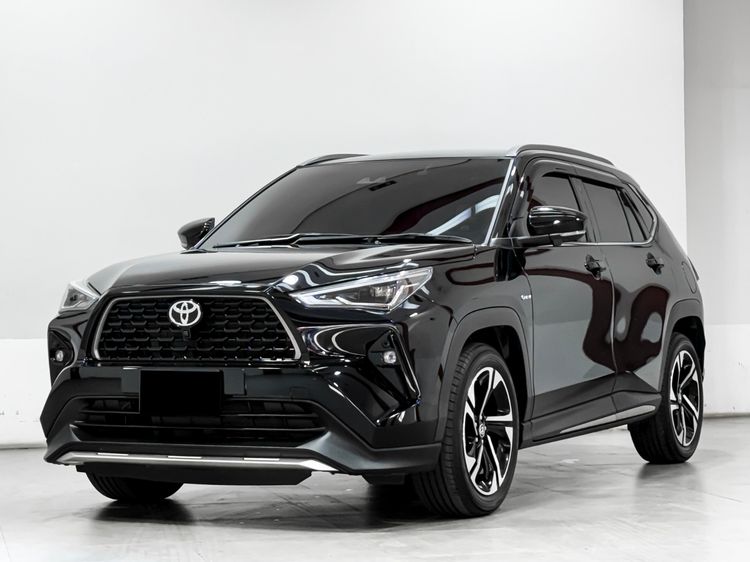 รถ Toyota Yaris Cross 1.5 HEV Premium Luxury สี ดำ