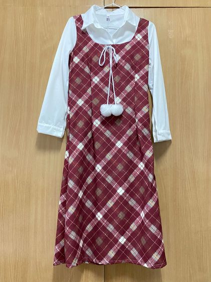 ชุดคริสต์มาส ชุดสีแดง ชุดแดงขาว ไม่มีตำหนิ ส่งฟรี