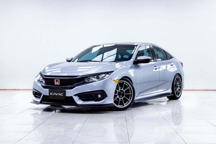 Honda Civic 2018 1.8 EL i-VTEC Sedan เบนซิน ไม่ติดแก๊ส เกียร์อัตโนมัติ เทา รูปที่ 4