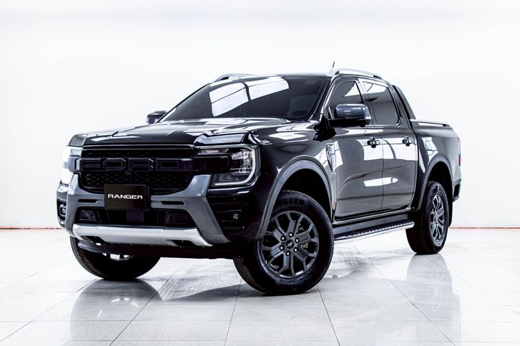 Ford Ranger 2023 2.0 Bi-Turbo Hi-Rider Wildtrak Pickup ดีเซล ไม่ติดแก๊ส เกียร์อัตโนมัติ ดำ รูปที่ 4
