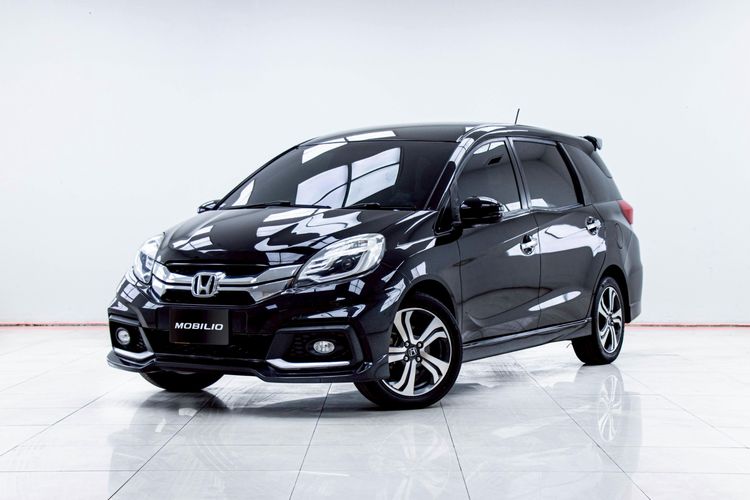 Honda Mobilio 2015 1.5 RS Utility-car เบนซิน ไม่ติดแก๊ส เกียร์อัตโนมัติ ดำ รูปที่ 4