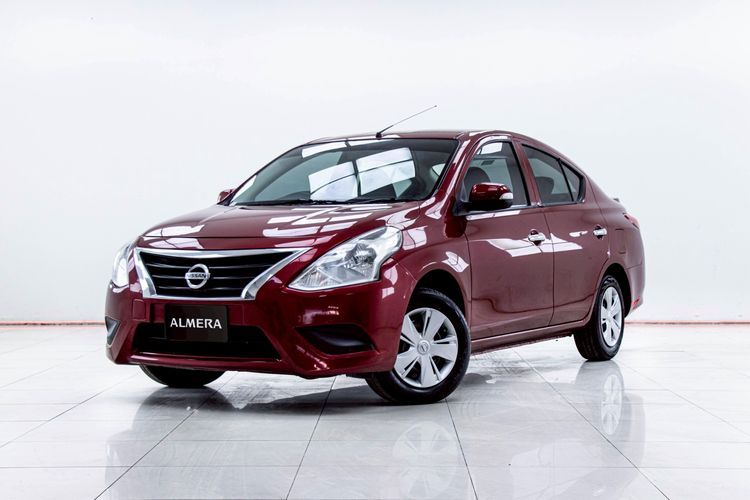 รถ Nissan Almera 1.2 E สี แดง